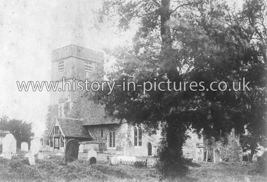 St Andrew's Church, Marks Tey, Essex. c.1908